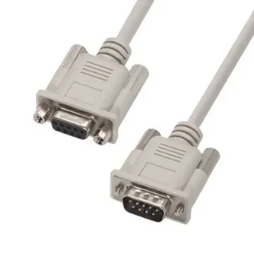 L-Com Male 9 Pin D-sub to Female 9 Pin D-sub Cable assembly, 15ft PVC - CS2N9MF-15 product image