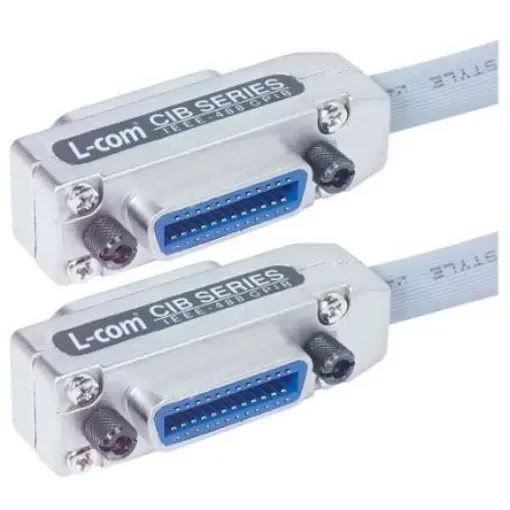 L-Com 24 Pin Header to Female 24 Pin Header Parallel Cable, 1m, Grey Sheath - CIB24-1M product image