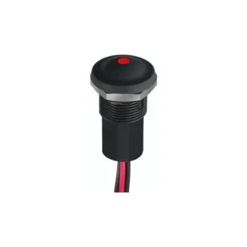 APEM IX Series Push Button, Panel Mount, Red/Green LED, 28V dc - IXP3W02FRXCD product image