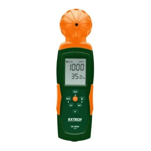 Extech CO240 Air Quality Meter for Dew Point, Humidity, Temperature, +50°C Max, 90%RH Max, Battery-Powered product image