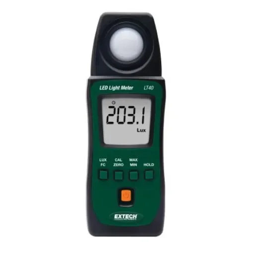 Extech LT40 Light Meter, 999.9lx to 400000lx, ±3 % product image