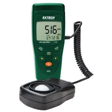 Extech LT45 Light Meter, 999.9lx to 400000lx, ±3 product image