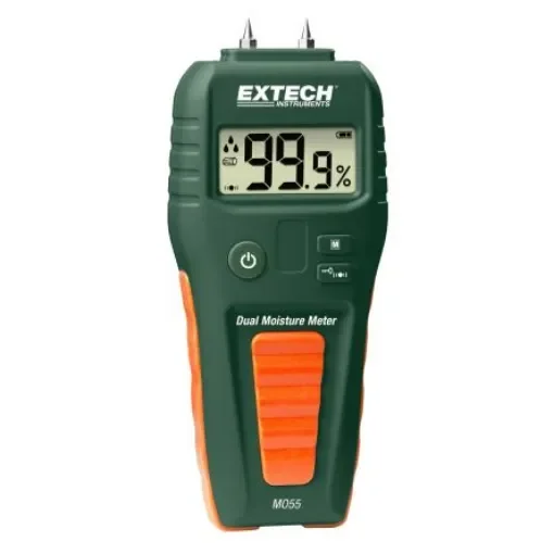 Extech MO55 Moisture Meter, 99.9% Max, ±3 % Accuracy, Digital Display, Battery-Powered product image