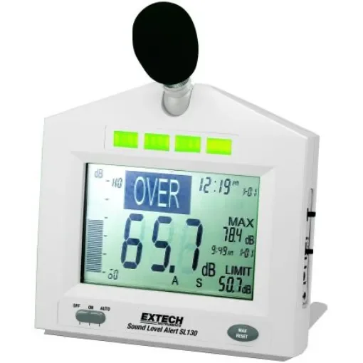 Extech SL130W Sound Level Meter, 30dB to 130dB, 8kHz max product image