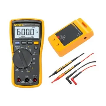 Fluke Fluke 117 Digital Multimeter Kit, 10A ac Max, 10A dc Max, 600V ac Max - FLK-117/PRV240/TL175 product image