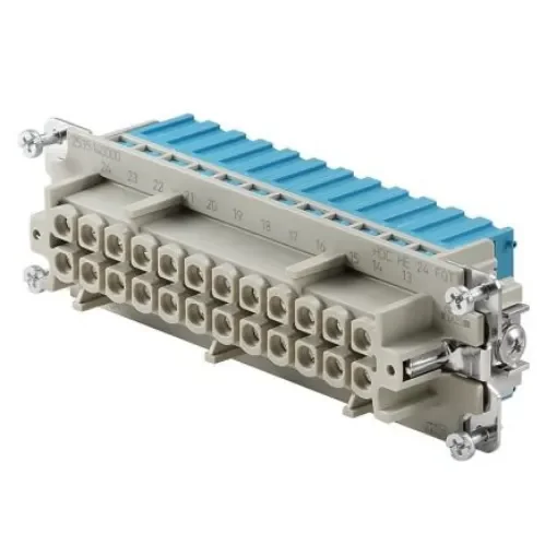 Weidmüller Contact Insert, 16A, Female, HE Series, 24 Contacts - 2535140000 product image