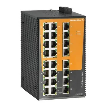 Weidmüller Unmanaged 24 x RJ45 Port Network Switch - 2682190000 product image