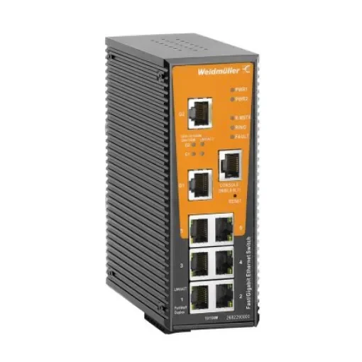 Weidmüller Managed 6 x RJ45 Port Network Switch - 2682290000 product image