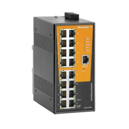 Weidmüller Managed 16 x RJ45 Port Network Switch - 2682310000 product image
