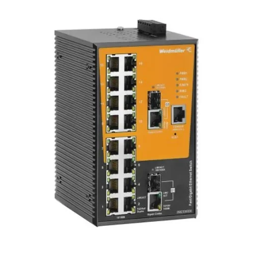 Weidmüller Managed 16 x RJ45 Port Network Switch - 2682330000 product image