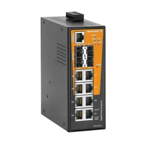 Weidmüller Managed 8 x RJ45 Port Network Switch - 2682340000 product image