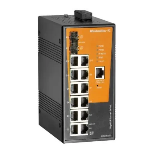 Weidmüller Managed 12 x RJ45 Port Network Switch - 2682360000 product image