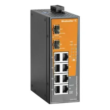 Weidmüller Unmanaged 8 x RJ45 Port Network Switch With PoE - 2682410000 product image
