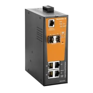 Weidmüller Managed 4 x RJ45 Port Network Switch With PoE - 2682430000 product image