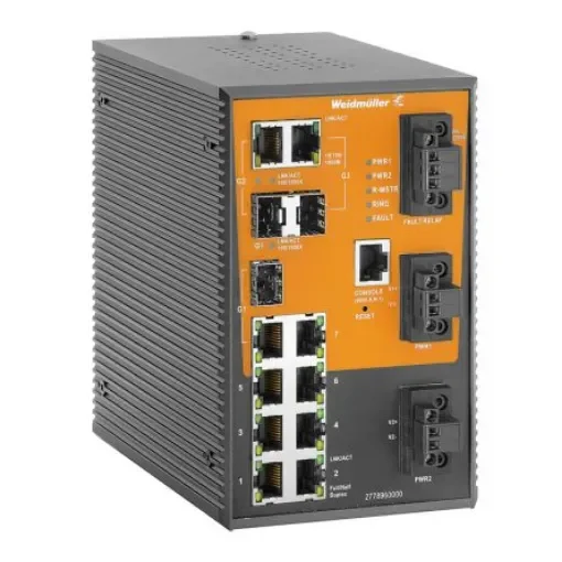 Weidmüller Managed 7 x RJ45 Port Network Switch - 2778960000 product image