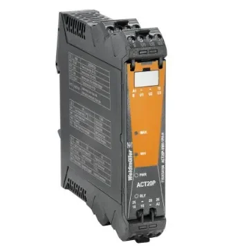 Weidmüller ACT20P Series Limit Signal Transmitter, Voltage Input, Relay Output, 240V Supply - 7760054164 product image