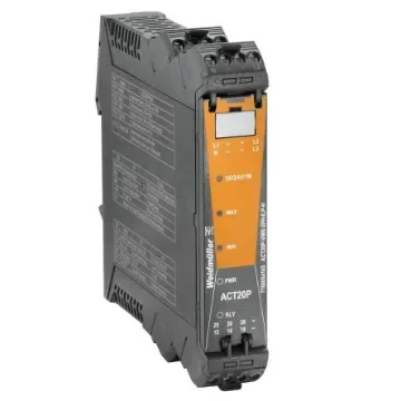 Weidmüller ACT20P Series Limit Signal Transmitter, Voltage Input, Relay Output, 500V Supply - 7760054165 product image