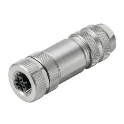 Weidmüller Connector, 4 Contacts, Screw Mount, M12 Connector, Socket, Female, IP67, FBCON Series - 8426220000 product image