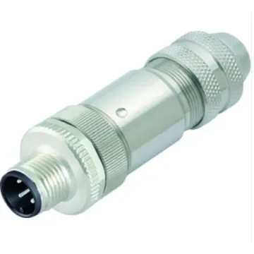 Weidmüller Connector, 4 Contacts, Screw Mount, M12 ConnectorPlug and Socket, Male and Female Contacts, IP67, FBCON - 9455640000 product image