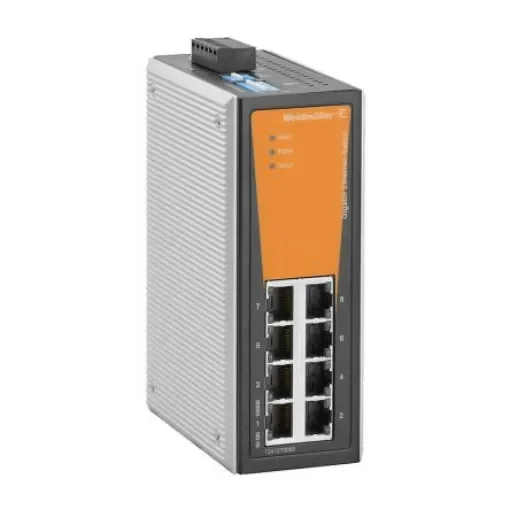 Weidmüller Unmanaged 8 x RJ45 Port Network Switch - 1241270000 product image