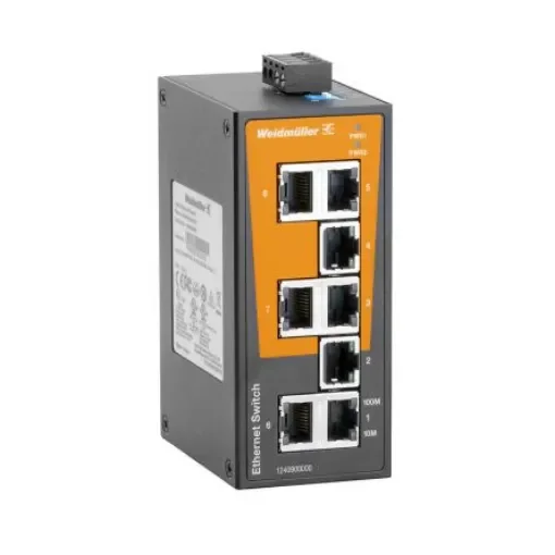 Weidmüller Unmanaged 8 x RJ45 Port Network Switch - 1286560000 product image