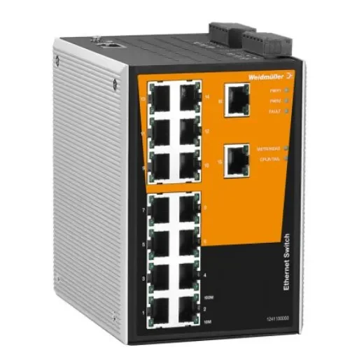 Weidmüller Managed 16 x RJ45 Port Network Switch - 1286820000 product image