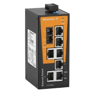 Weidmüller Unmanaged 7 x RJ45 Port Network Switch - 1412080000 product image
