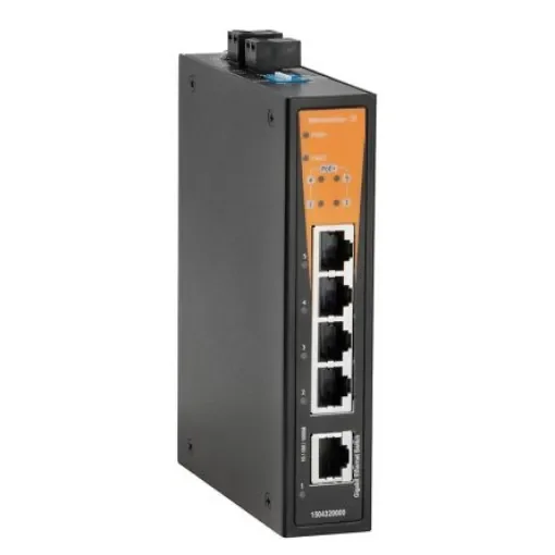 Weidmüller Unmanaged 4 x RJ45 Port Network Switch With PoE - 1504320000 product image