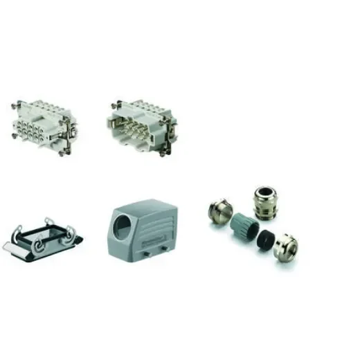 Weidmüller Heavy Duty Power Connector, 16A, Female, Male, HE Series, 10 Contacts - 1712510000 product image