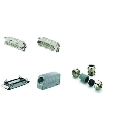 Weidmüller Heavy Duty Power Connector, 16A, Female, Male, HE Series, 24 Contacts - 1712530000 product image