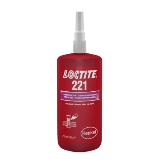 Loctite Loctite 221 Purple Thread lock, 250 ML, 24 h Cure Time - LOCTITE 221 BO 250ML EGFD product image