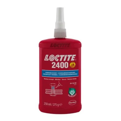 Loctite Loctite 2400 Blue Thread lock, 250 ML, 24 h Cure Time - LOCTITE 2400 BO 250ML EGFD product image