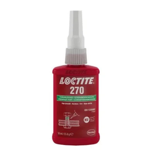 Loctite Loctite 270 Green Thread lock, 50 ML, 24 h Cure Time - LOCTITE 270 BO50ML EGFD product image