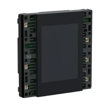 Schneider Electric Black 3 Gang Cover - MTN6193-6010 product image