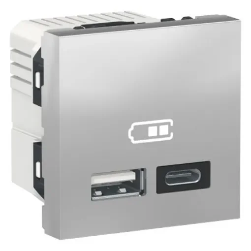 Schneider Electric Grey, 2 Gang, New Unica - NU301830 product image