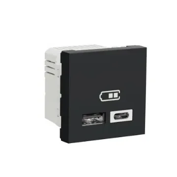 Schneider Electric Anthracite, 2 Gang, New Unica - NU301854 product image