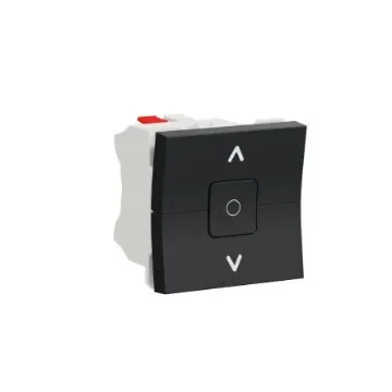 Schneider Electric Anthracite Rocker Switch, 1 Gang, New Unica - NU320854 product image