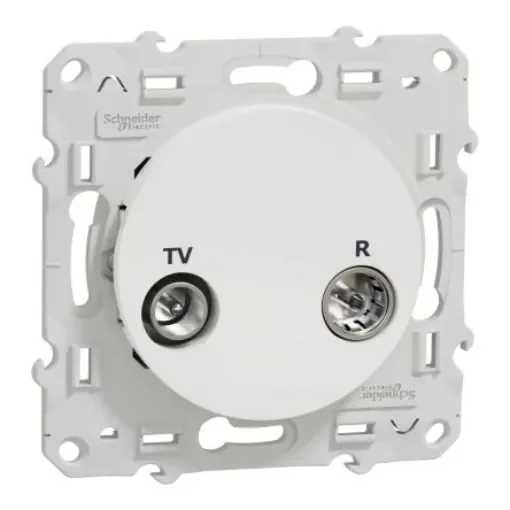 Schneider Electric White, 1 Gang, Odace - S520451 product image