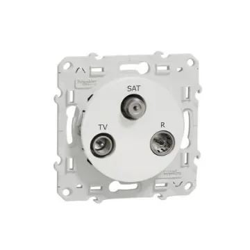 Schneider Electric White, 1 Gang, Odace - S520460 product image