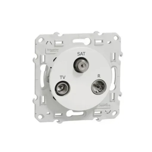 Schneider Electric White, 1 Gang, Odace - S520460 product image