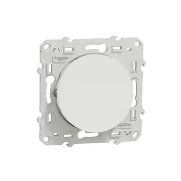 Schneider Electric White Push Button Light Switch, 1 Gang, Odace - S525276 product image