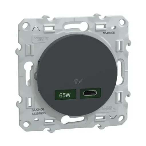 Schneider Electric Anthracite, 1 Gang, Odace - S540406 product image