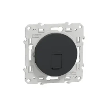 Schneider Electric Anthracite, 1 Way, 1 Gang, Odace - S540477 product image