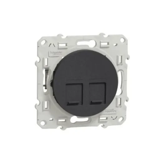 Schneider Electric Anthracite, 2 Gang, Odace - S540486 product image