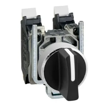 Schneider Electric Selector Switch - 22.5mm Cutout Diameter 2 Positions - XB4BD215 product image