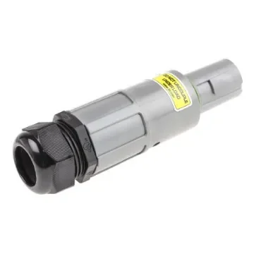 ITT Cannon, Veam Powerlock Grey Cable Mount Industrial Power Socket, Rated At 400A, 1.0 kV - NLDFT-3-GY-L-S120-M40A product image