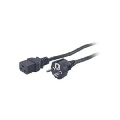 APC Straight CEE 7/16 Plug to Straight IEC C19 Socket Power Cord, 2.5m - AP9875 product image