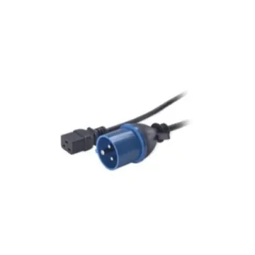 APC Straight IEC 60309 Plug to Straight IEC C19 Socket Power Cord, 2.5m - AP9876 product image