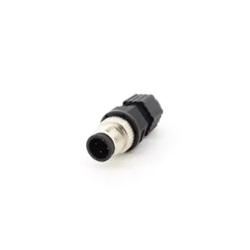 MOXA Connector, 4 Contacts, Cable Mount, M12 Connector, Plug, Male, IP68, M12D Series - M12D-4P-IP68 product image