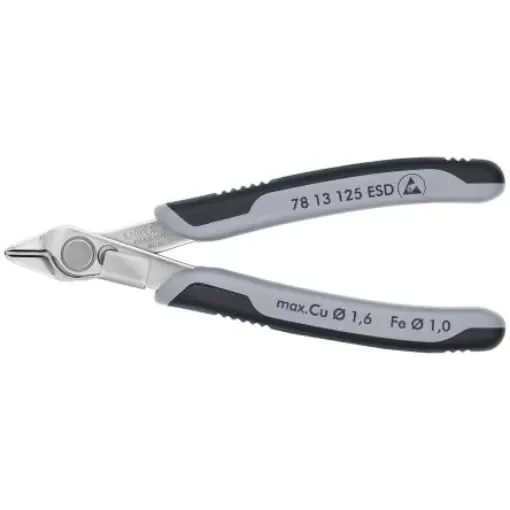 Knipex Super Knips® ESD Safe Precision Diagonal Cutter - 78 13 125 ESD product image